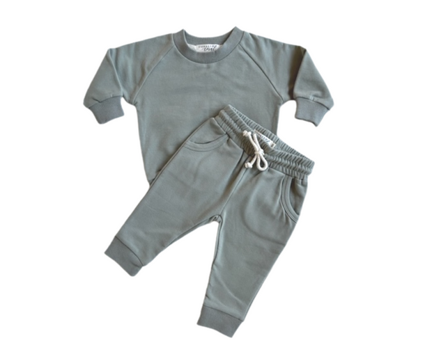 Gender Neutral Organic Baby Lounge Sets-Several Colors and Sizes