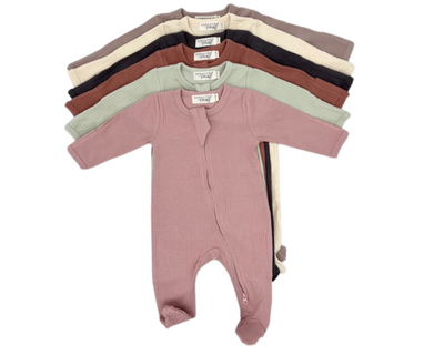 Organic Baby Footed Sleeper- Many colors